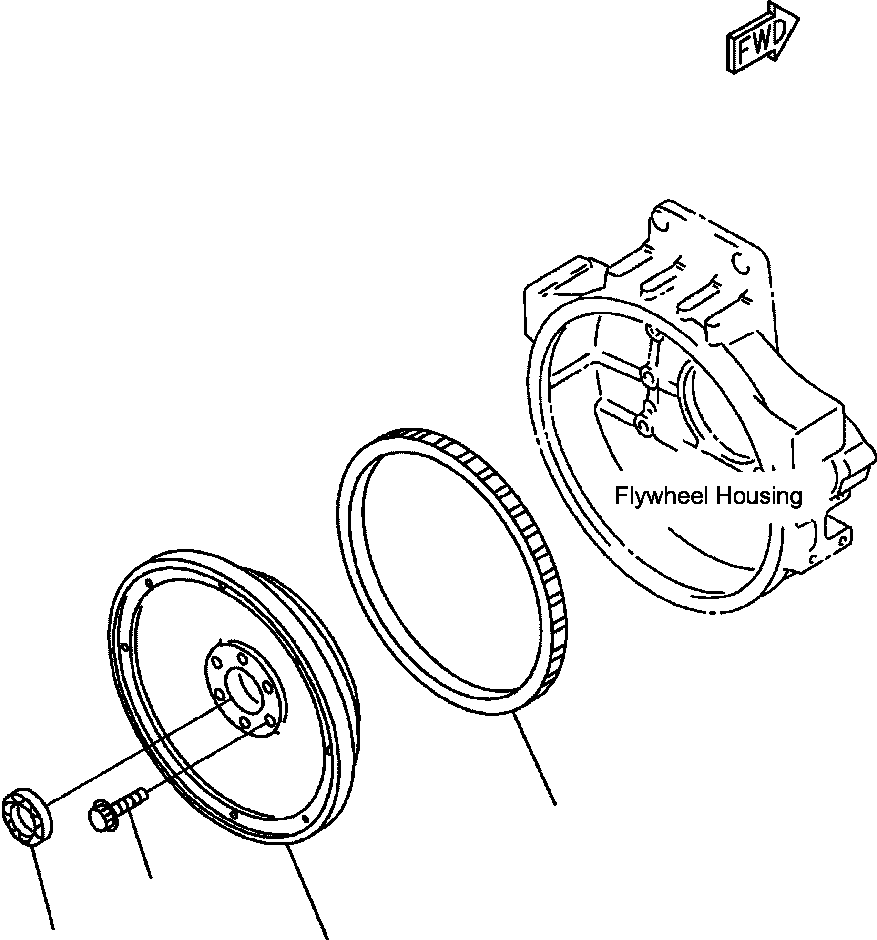 Part |$21. FLYWHEEL [A2230-A4D1]