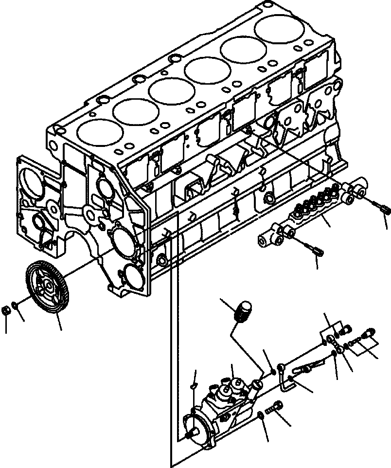 Part |$33. INJECTION PUMP AND COMMON RAIL MOUNTING [A4010-A4L3]