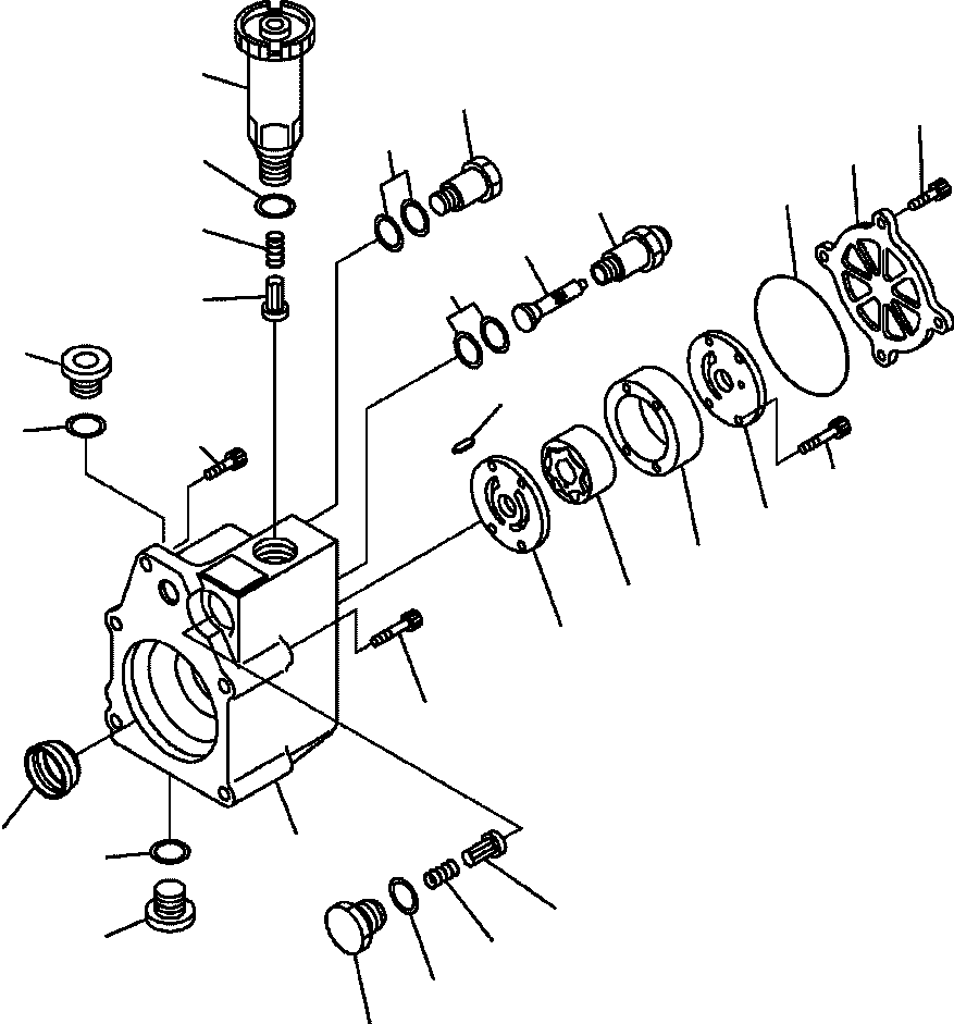 Part |$36. INJECTION PUMP - FEED PUMP - INNER PARTS [A4010-D4L3]