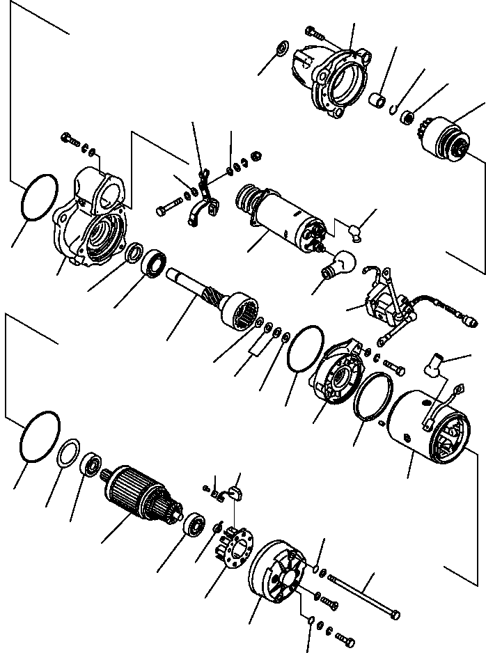 Part |$56. STARTER (11KW) - INNER PARTS [A6210-B4C6]