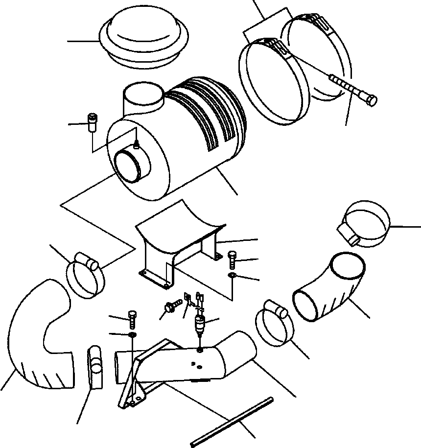 Part |$4. AIR CLEANER - PIPING [B0130-02A0]