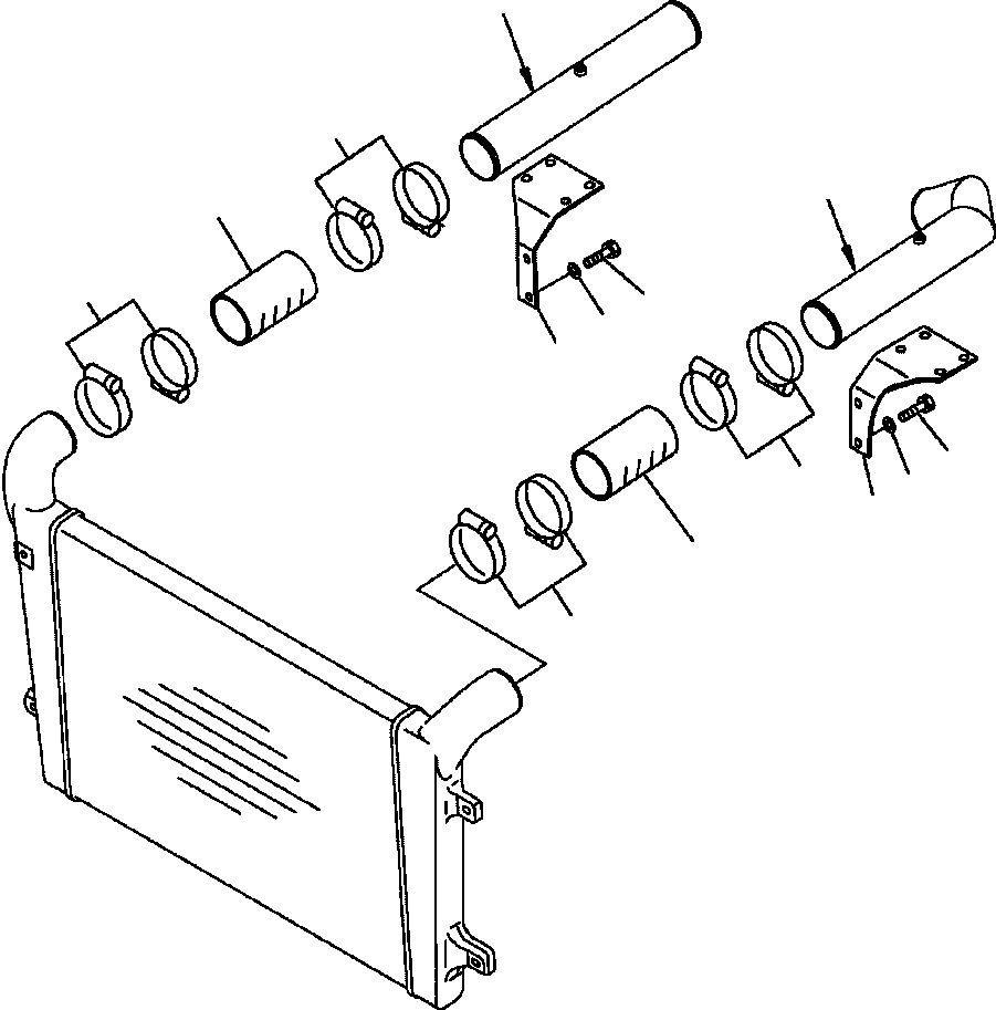 Part |$4. RADIATOR - AIR INTAKE PIPING [C0110-05A0]