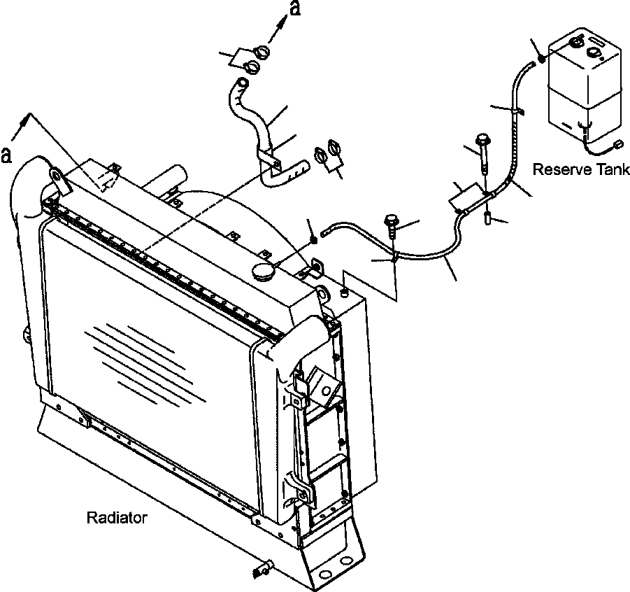 Part |$7. RADIATOR - RESERVE TANK COOLANT LINE [C0120-01A0]