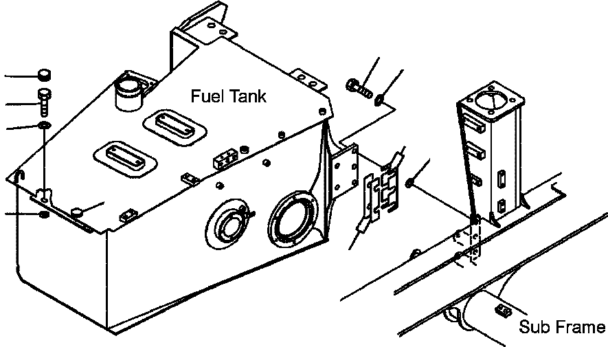 Part |$2. FUEL TANK - MOUNTING PARTS [D0100-03A02]