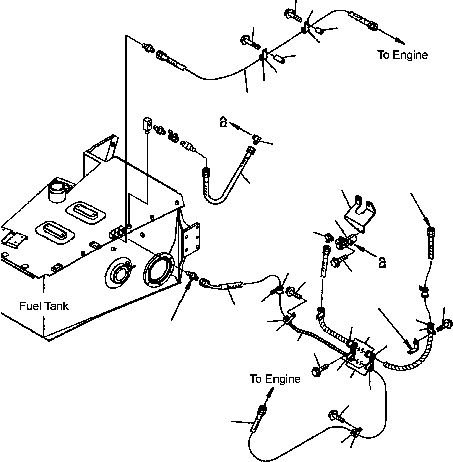 Part |$4. FUEL - PIPING WITH WATER SEPARATOR [D0200-01A1]