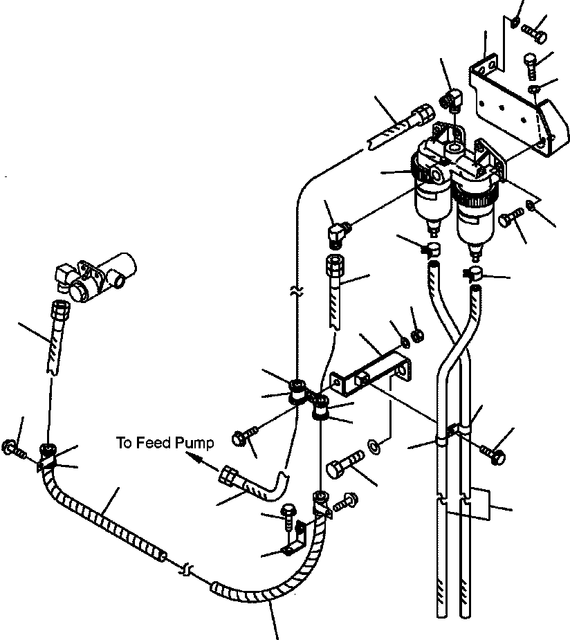 Part |$5. FUEL - PIPING WITH WATER SEPARATOR [D0200-02A1]