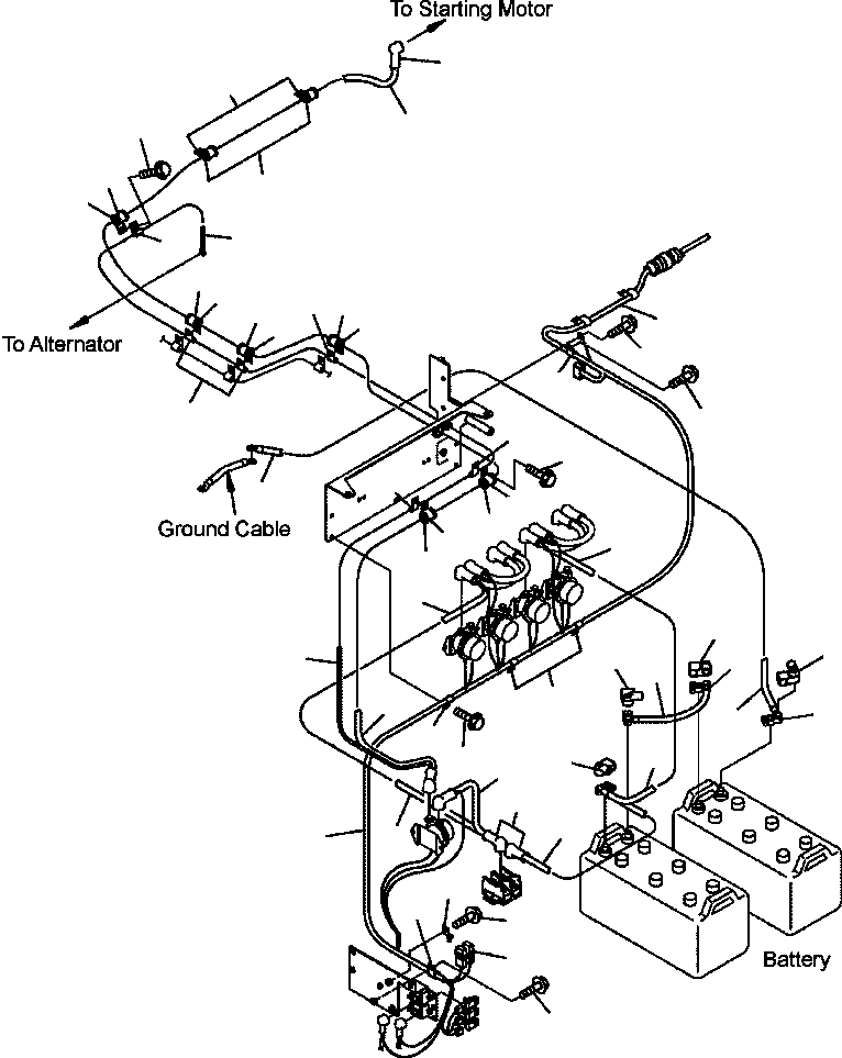 Part |$1. BATTERY - WIRING [E0100-02A0]