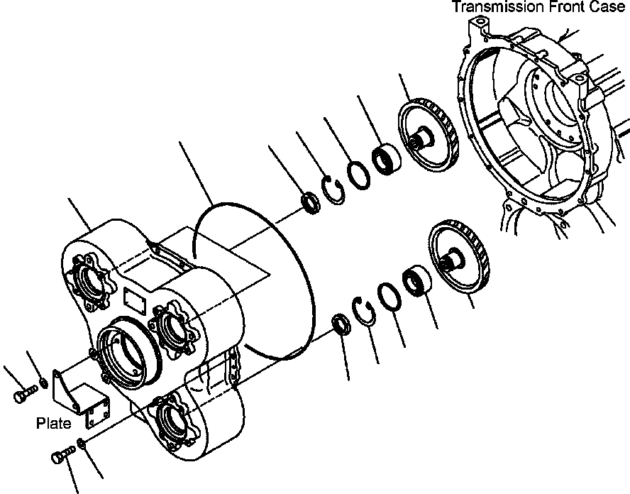 Part |$19. TRANSMISSION - POWER TAKE OFF AND CHARGE PUMP [F3300-67A0A]