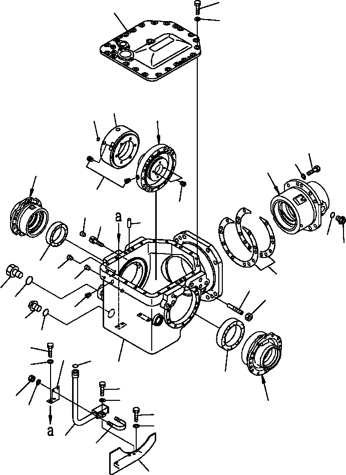 Part |$20. FRONT DIFFERENTIAL - HOUSING AND RELATED PARTS [F3350-01A0]