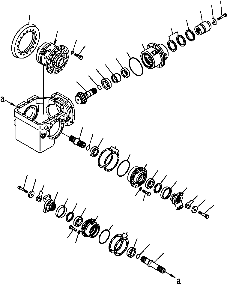 Part |$22. FRONT DIFFERENTIAL - PINION GEAR AND COUPLING [F3350-03A0]