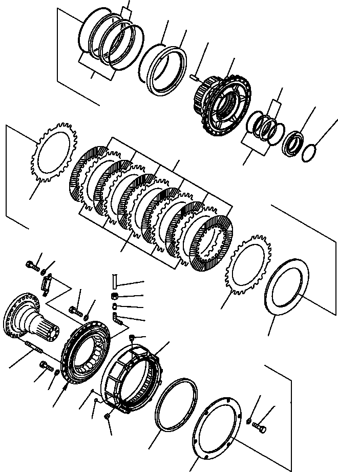 HM3501L PJ2C839 INAL DRIVE WITH BRAKE (SEE FIG. F3360-01A0)