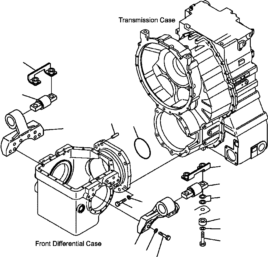 Part |$26. FRONT DIFFERENTIAL - MOUNTING [F3415-01A0]