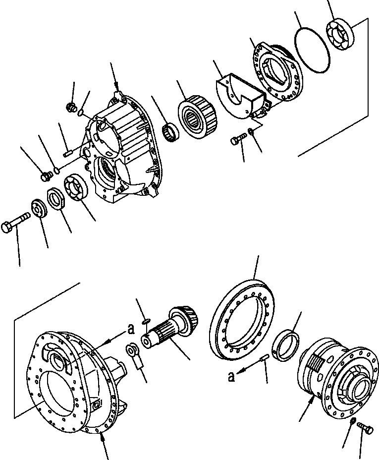 HM3501L PJ2C843 ENTER AXLE (SEE FIG. F3450-01A0)