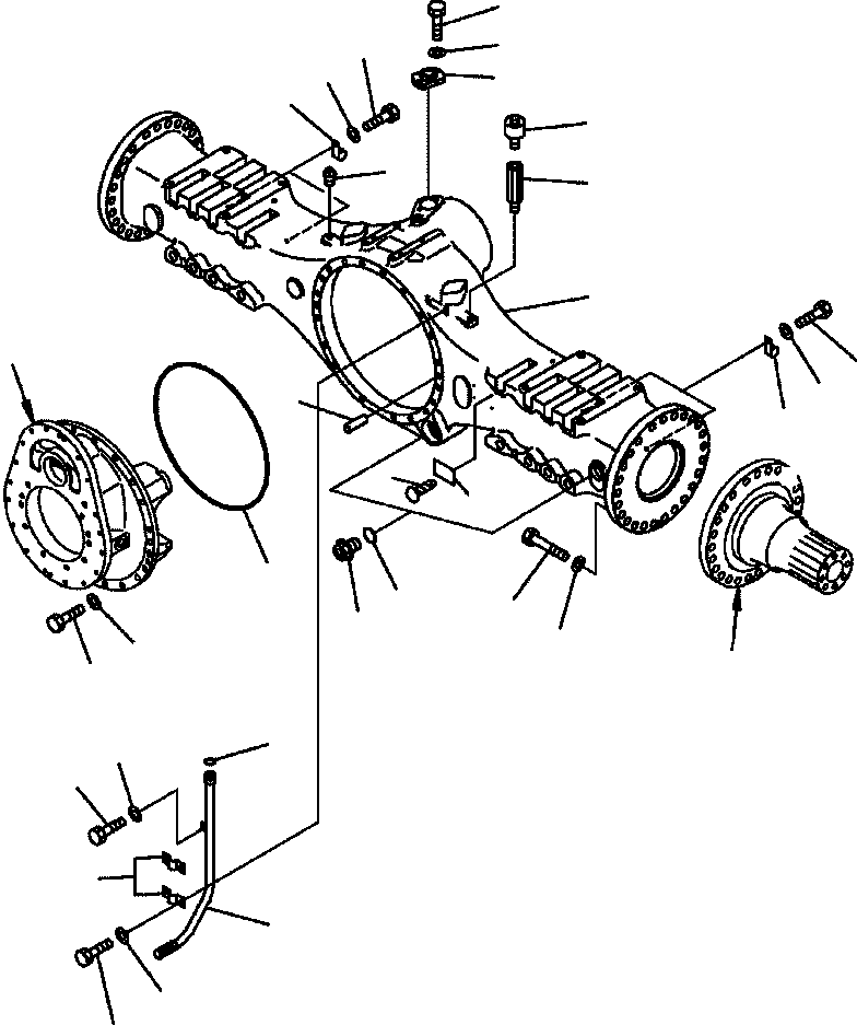 Part |$36. CENTER AXLE - BRAKE CYLINDER [F3450-08A0]