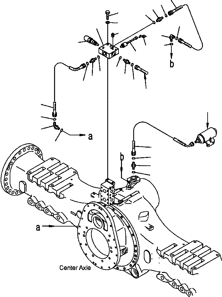 Part |$40. CENTER BRAKE COOLING - DIFFERENTIAL LOCK [F3456-02A0]