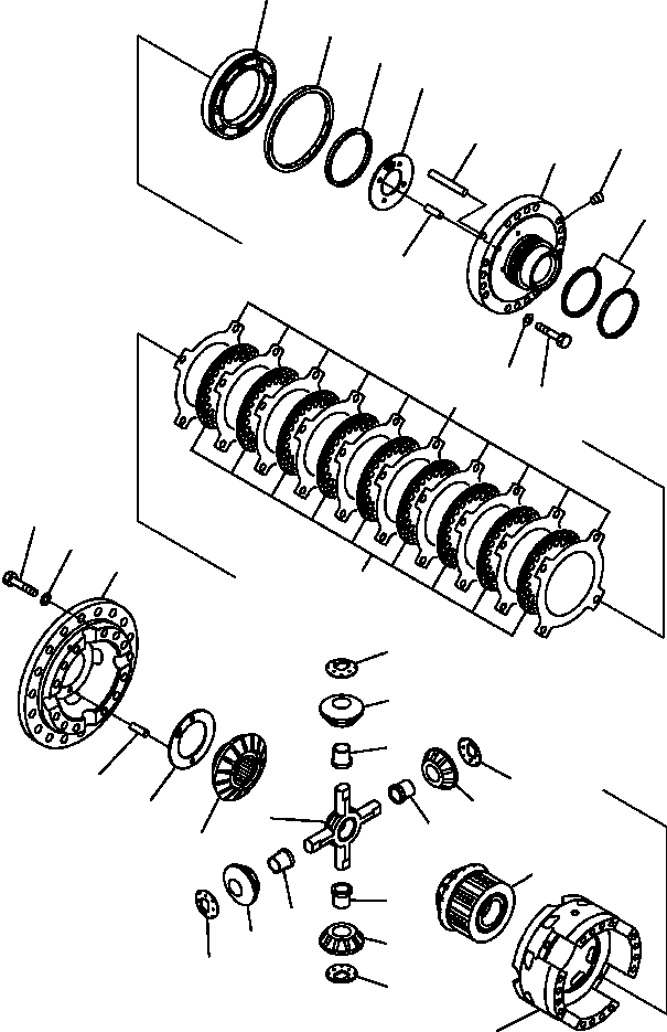 HM3501L PJ2C853 EAR AXLE (SEE FIG. F3560-01A0)