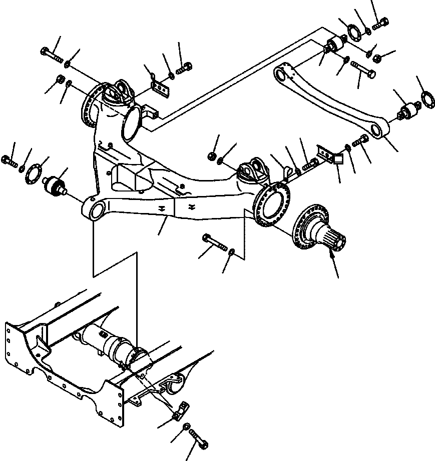 Part |$50. FRONT AXLE SUPPORT [F3820-01A0]