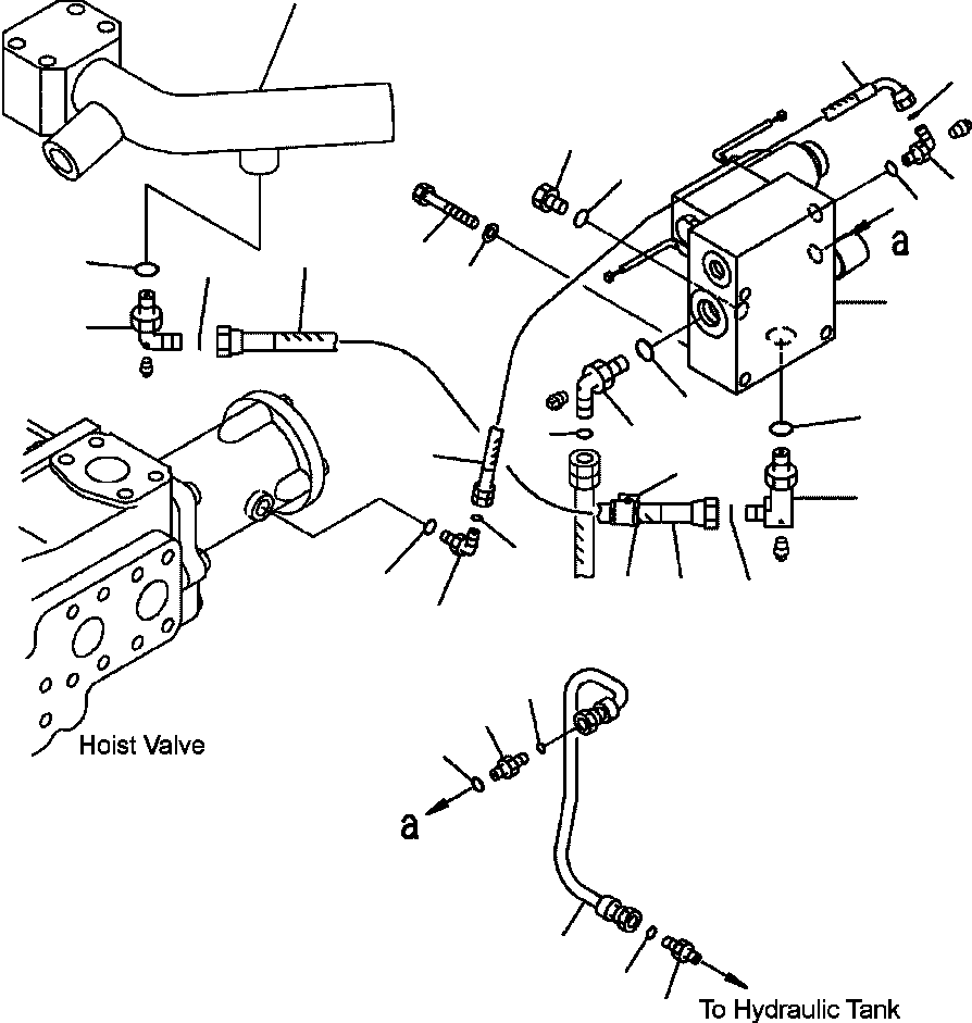 Part |$3. HYDRAULIC PIPING - E.P.C. VALVE LINE (1/2) [H0110-04A0]