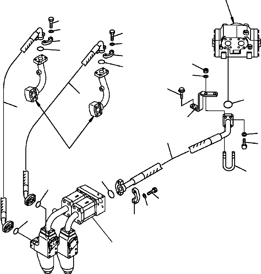 Part |$31. HYDRAULIC PIPING - PUMP TO VALVE [H3410-01A0]