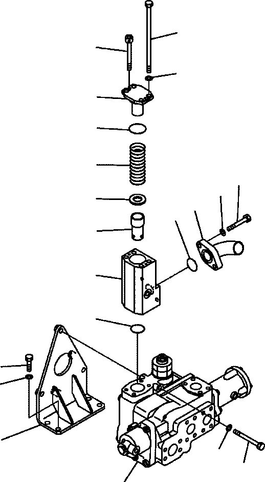 Part |$43. HYDRAULIC PIPING - HOIST VALVE AND RELATED PARTS [H3410-11A0]