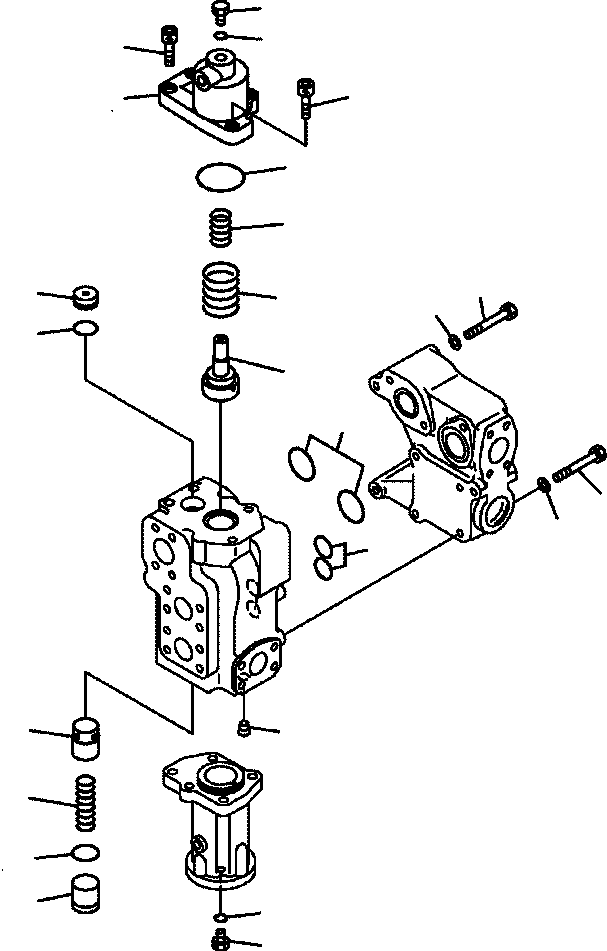 Part |$46. HOIST VALVE (3/3) - INNER PARTS [H3410-11D0]