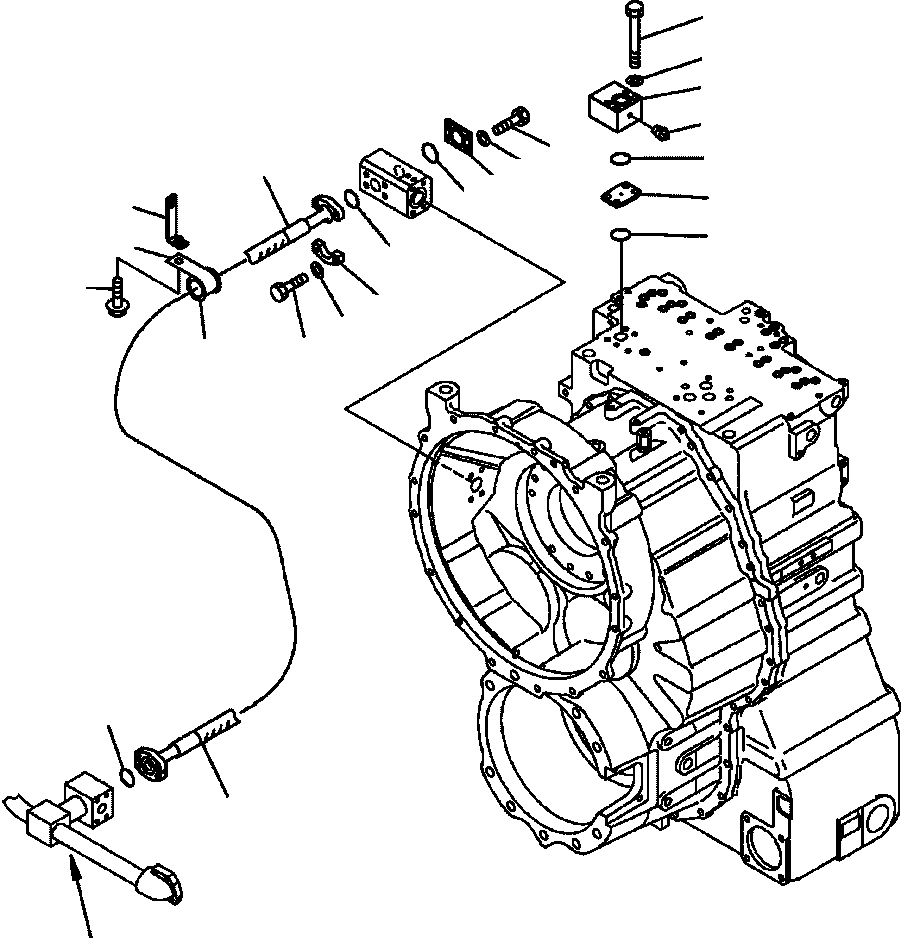 Part |$48. BRAKE COOLING PIPING - TRANSMISSION TO FRONT AXLE (1/2) [H3511-01A0]