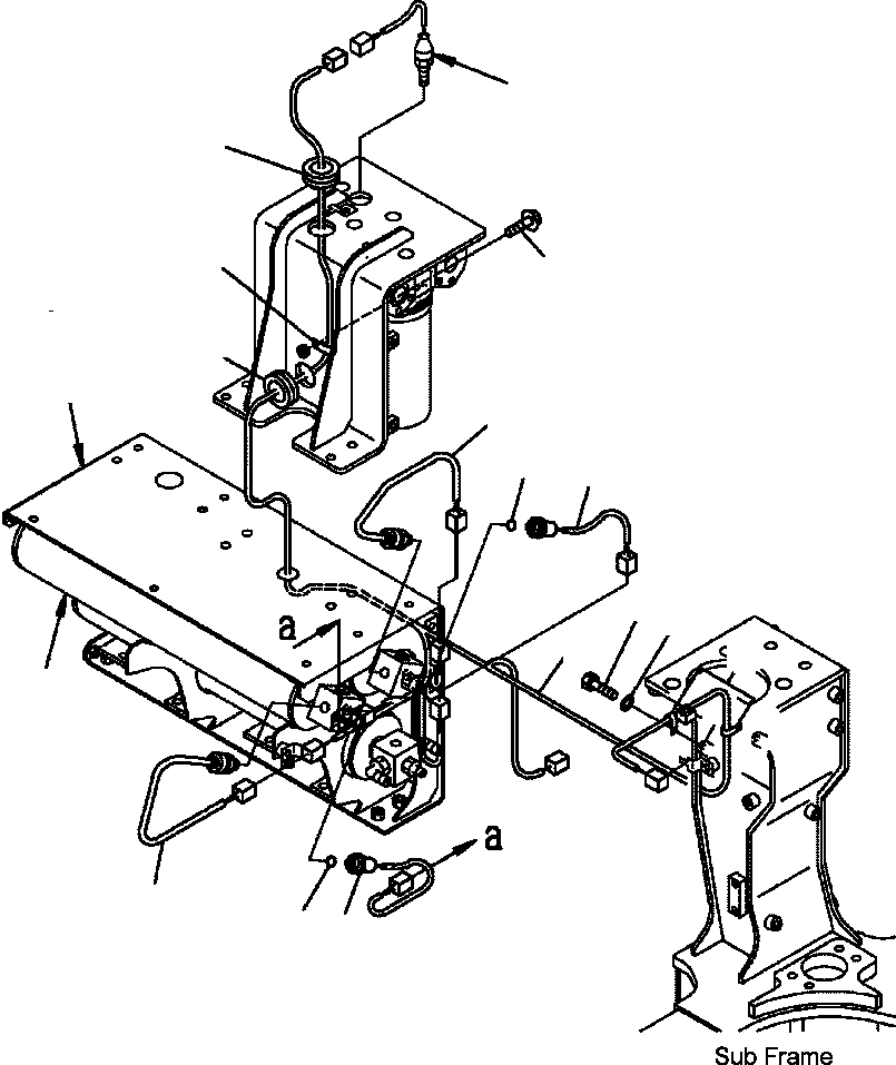 Part |$68. ACCUMULATOR - OIL PRESSURE SENSOR AND HARNESS [H3530-05A0]