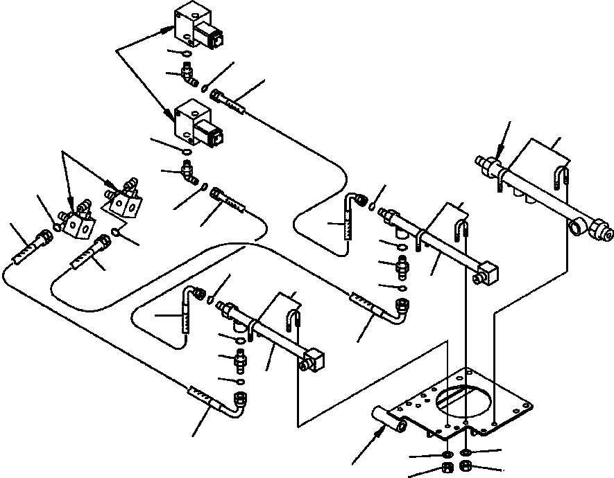 Part |$71. BRAKE PIPING - FRONT AND REAR ACCUMULATOR LINE [H3540-02A0]