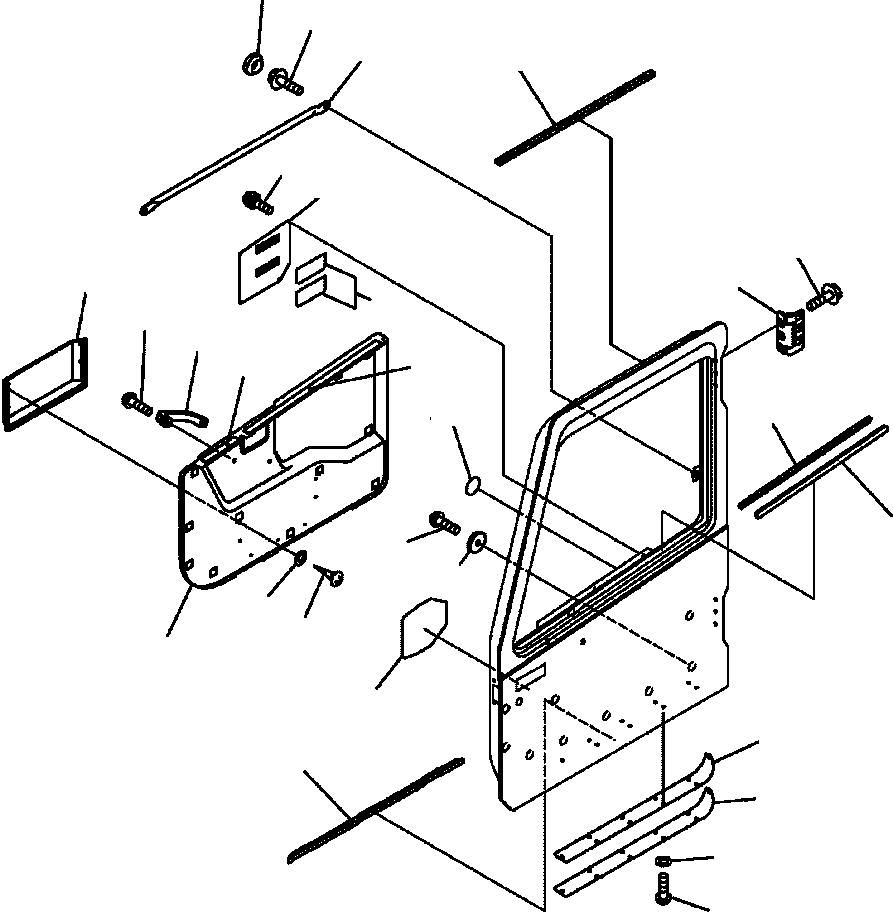 Part |$7. CAB - LH DOOR - ACCESSORY PARTS [K0210-04A0]