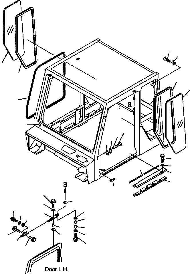 Part |$11. CAB - SIDE PARTS [K0210-08A0]