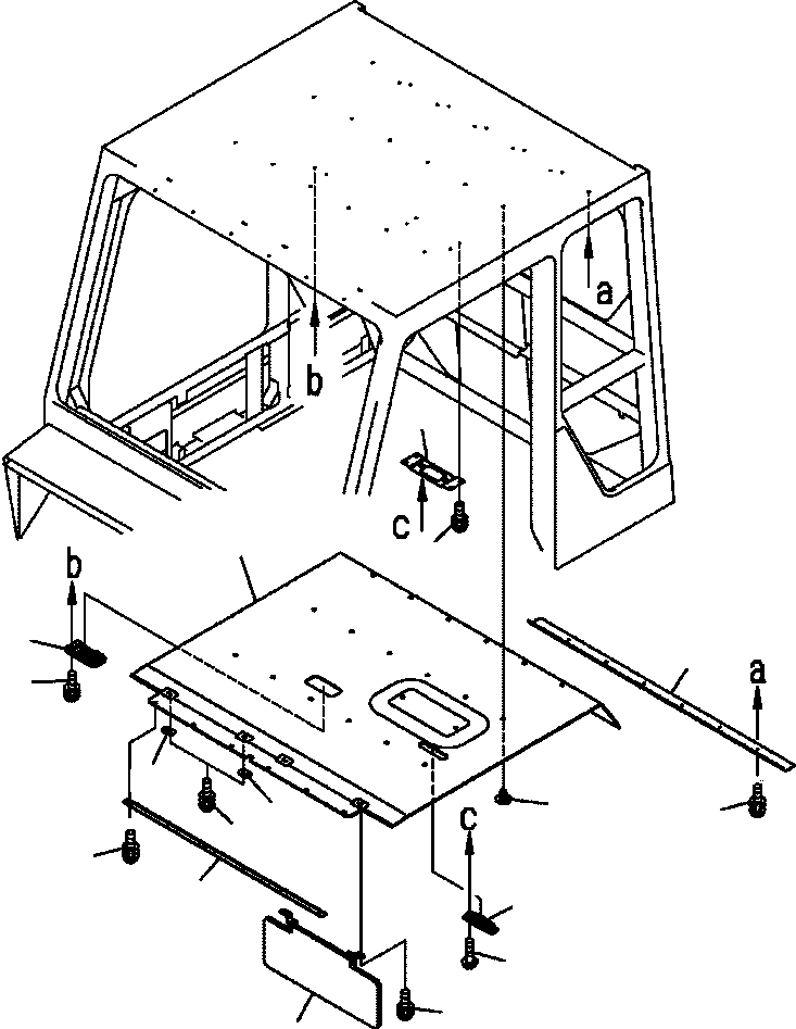 Part |$12. CAB - UPPER INTERIOR [K0210-09A0]