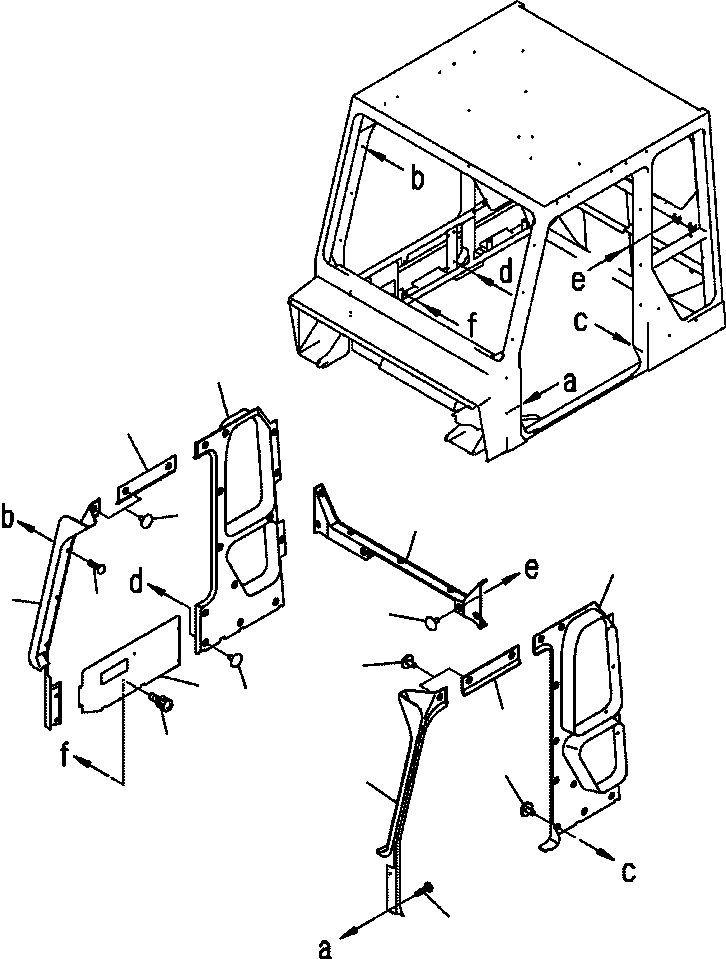 Part |$14. CAB - INSIDE COVER [K0210-11A0]