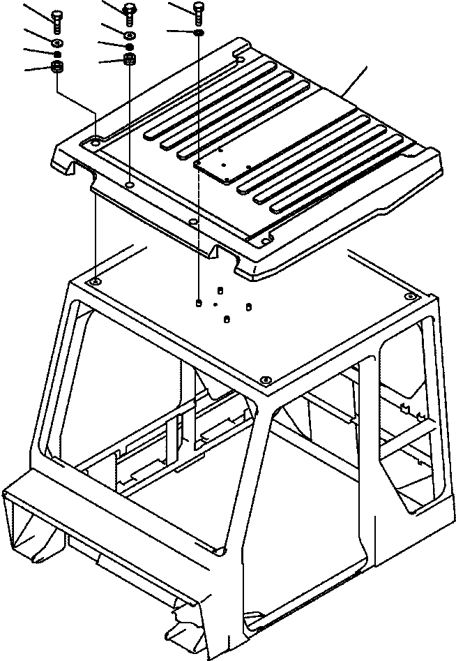 Part |$21. CAB - ROOF AND MOUNTING PARTS [K0210-17A0]