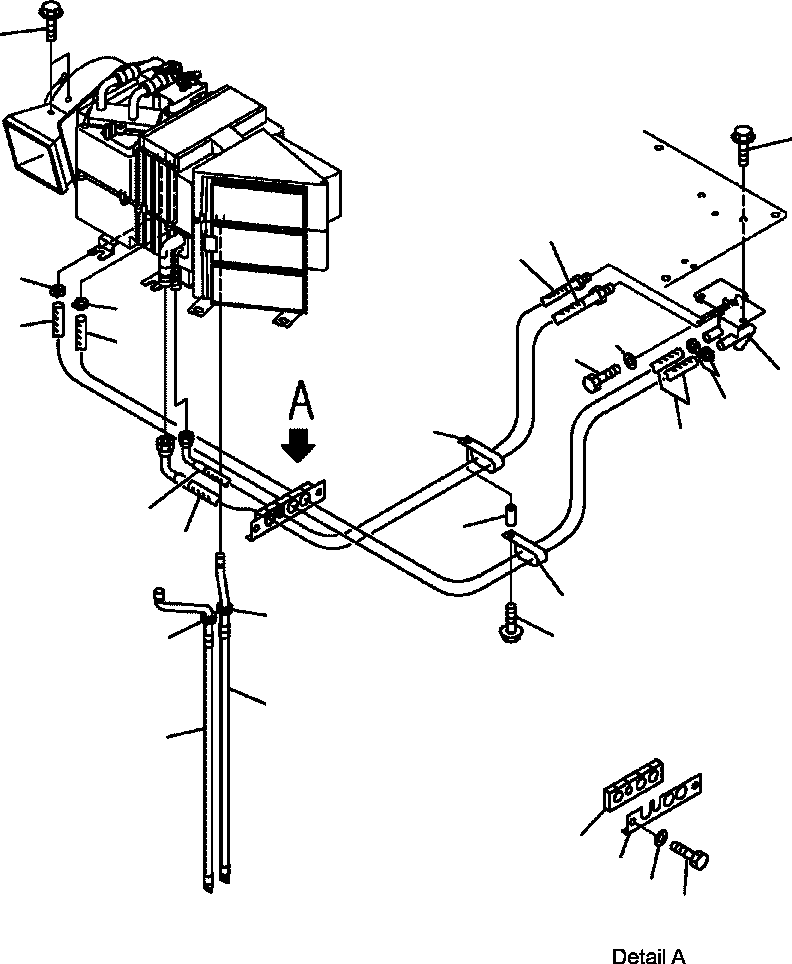 Part |$33. AIR CONDITIONER - PIPING [K0710-04A0]