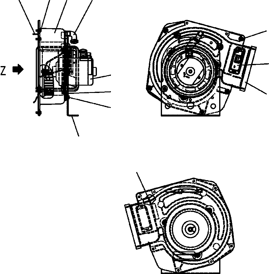 Part |$38. AIR CONDITIONER BLOWER - INNER PARTS [K0710-07A0]