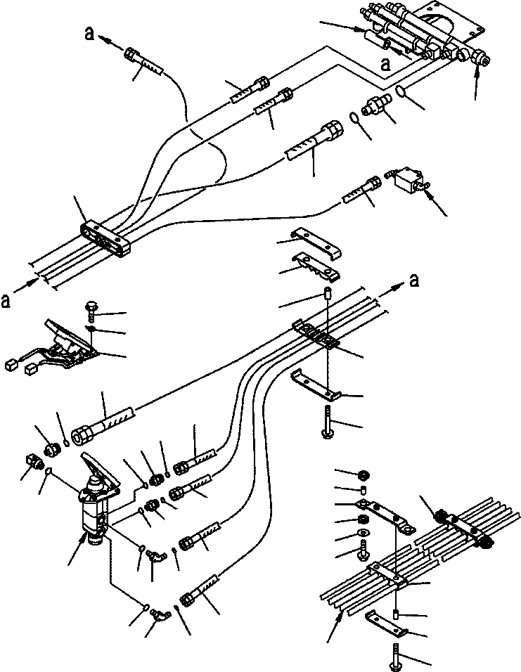 Part |$48. FLOOR - BRAKE VALVE PIPING [K3100-03A0]