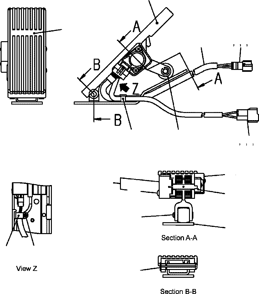 Part |$51. FLOOR - PEDAL INNER PARTS [K3100-51A0]