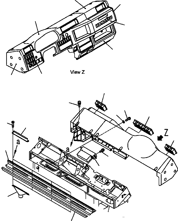 Part |$55. CAB - INSTRUMENT PANEL AND AIR CONDITIONER PANEL [K3210-02A0]