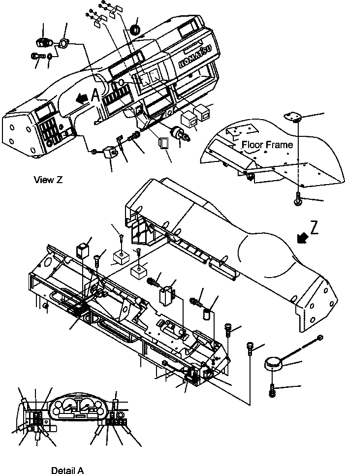 Part |$57. CAB - INSTRUMENT PANEL - ELECTRICAL SYSTEM WITH DUMP COUNTER [K3210-03A1]