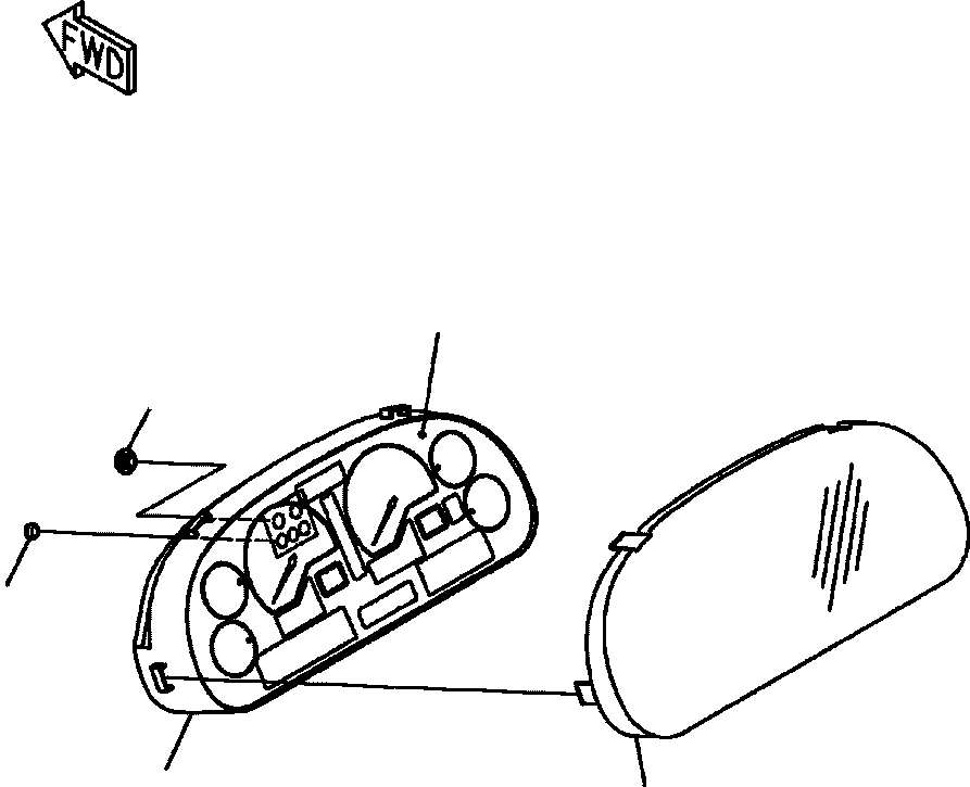 Part |$59. CAB INSTRUMENT PANEL - MAIN MONITOR INNER PARTS [K3220-02A1]