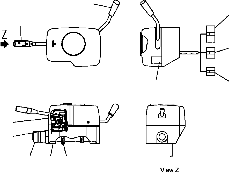 Part |$66. CAB ELECTRICAL - COLUMN SWITCH INNER PARTS [K3291-04A0]