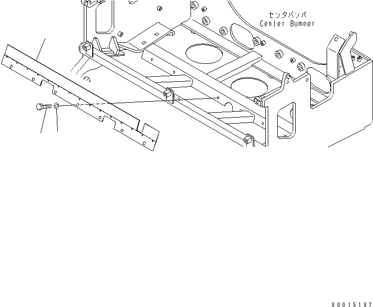 HM400-0E 00015197 ADIATOR (BAFFLE)