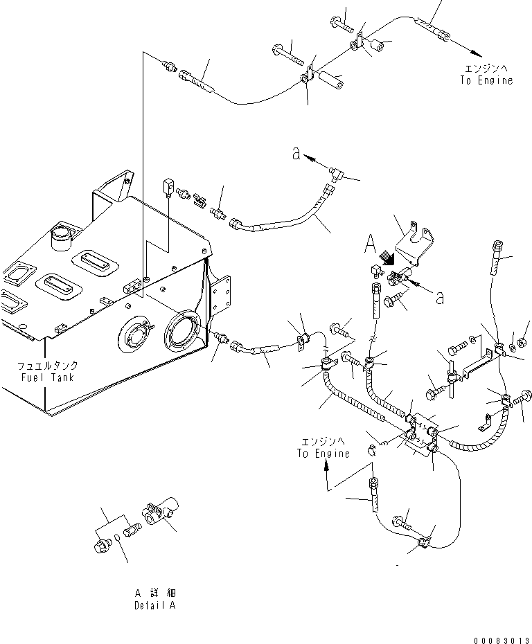 Part 50. FUEL PIPING (WITH ADDITIONAL FUEL FILTER) (1/2) [D0200-01A1]