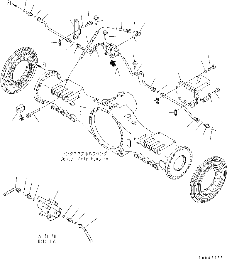 Part 380. CENTER BRAKE PIPING [F3455-01A0]