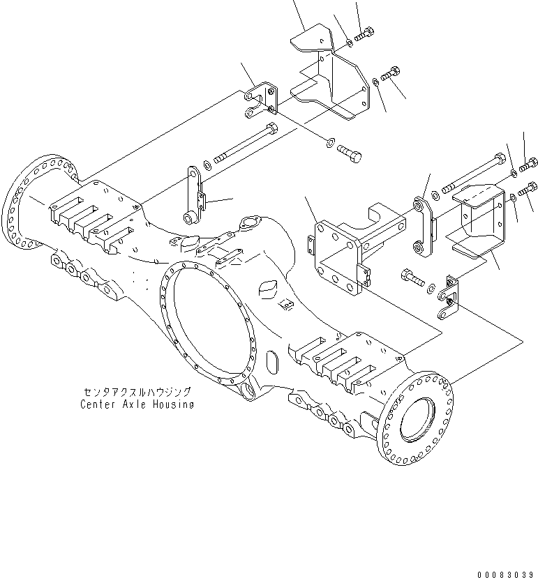 Part 400. CENTER BRAKE PIPING (COVER) [F3455-03A0]