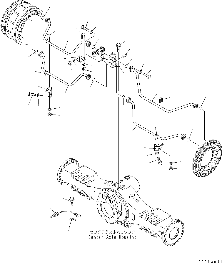 HM400-0E 00083041 ENTER BRAKE COOLING