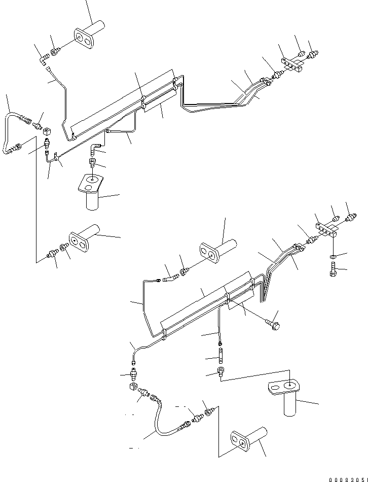 HM400-0E 00083051 UBRICATION (FRONT FRAME)