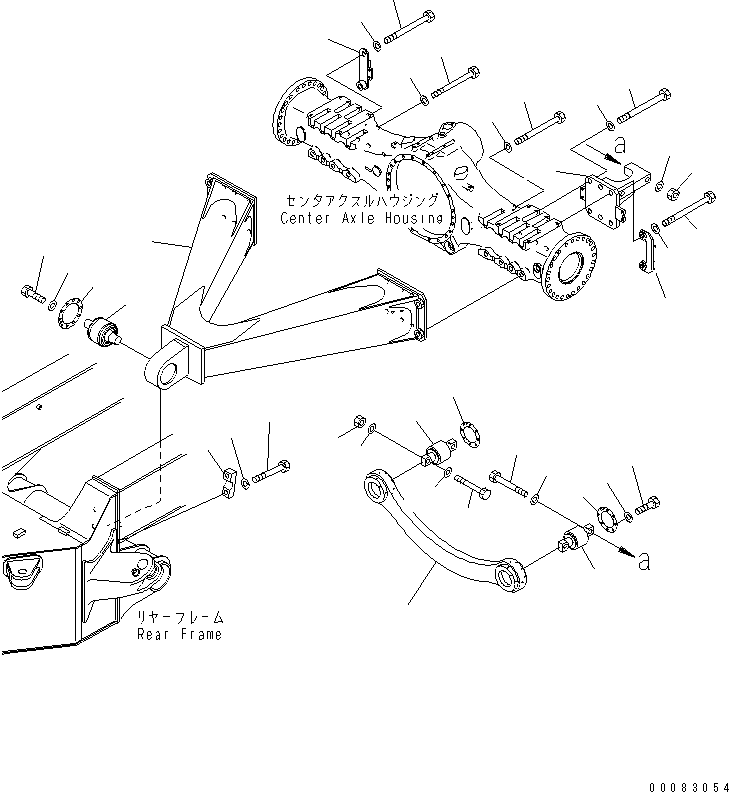 Part 630. CENTER AXLE SUPPORT [F3850-01A0]