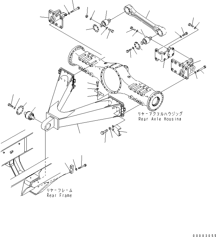 Part 640. REAR AXLE SUPPORT [F3860-01A0]