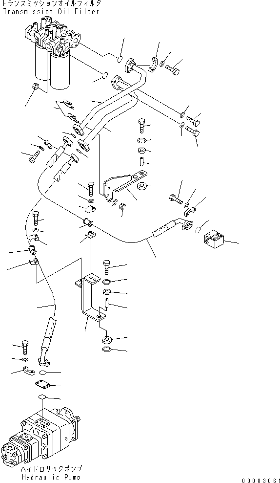 Part 230. HYDRAULIC PIPING (PUMP TO TRANSMISSION) (2/2) [H0210-05A0]